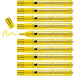 Tianyi - edding 2000 c marqueur permanent - jaune - 10 stylos - pointe ronde 1, 5 - 3 mm - sèche vite ... Tianyi - edding 2000 c marqueur permanent - jaune - 10 stylos - pointe ronde 1, 5 - 3 mm - sèche vite ...