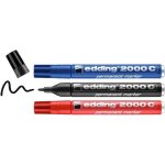 Tianyi - edding 2000 c marqueur permanent - noir, rouge, bleu - 3 stylos - pointe ronde 1, 5 - 3 mm - ... Tianyi - edding 2000 c marqueur permanent - noir, rouge, bleu - 3 stylos - pointe ronde 1, 5 - 3 mm - ...