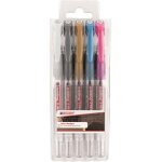 Tianyi - edding 2185 roller a encre gel - or, argent, blanc, bleu métallisé, rose métallisé - etui de ... Tianyi - edding 2185 roller a encre gel - or, argent, blanc, bleu métallisé, rose métallisé - etui de ...
