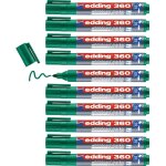Tianyi - edding 360 marqueur pour tableaux blancs - vert - 10 stylos - pointe ronde 1, 5 - 3 mm - feutre ...