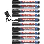 Tianyi - edding 363 marqueur pour tableaux blancs - noir - 10 stylos - pointe biseaute 1 - 5 mm - feutre ...