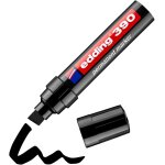 Tianyi - edding 390 marqueur permanent - noir - 1 stylo - pointe biseautée epaisse 4 - 12 mm - imperméable, ... Tianyi - edding 390 marqueur permanent - noir - 1 stylo - pointe biseautée epaisse 4 - 12 mm - imperméable, ...