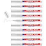 Tianyi - edding 750 marqueur peinture - blanc - 10 stylos - pointe ronde 2 - 4 mm - marqueur de peinture ...