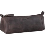 Tianyi - freddie' trousse d'cole cuir vintage etui a crayons plumier scolaire pochette collge organiseur ...