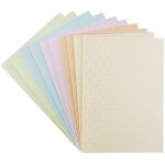 Tianyi - ideen mit herz kit de cartes de v?ux noblement gaufres 10 cartes plies de 240 g / m + 10 enveloppes ...
