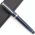 Tianyi - jinhao 82 stylo plume en acrylique avec plume en iridium (plume fine, mer des carabes bleu ...