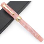 Tianyi - jinhao century tofu 100 18kgp stylo plume en rsine dor (rose plume moyenne)