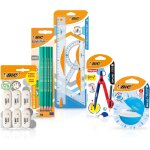 Tianyi - kit de fournitures scolaires pour enfant avec 1 compas dapprentissage, 3 instruments de gomtrie, ...