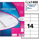 Tianyi - office star - 1400 etiquettes autocollantes multi - usages blanches personnalisables imprimables ... Tianyi - office star - 1400 etiquettes autocollantes multi - usages blanches personnalisables imprimables ...