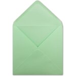 Tianyi - paper24 lot de 50 enveloppes carrées vert menthe 15, 5 x 15, 5 cm enveloppes sans fenêtre 100 ... Tianyi - paper24 lot de 50 enveloppes carrées vert menthe 15, 5 x 15, 5 cm enveloppes sans fenêtre 100 ...