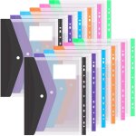 Tianyi - paquet de 12 sacs a documents a4 documents, a4 cartable sac, format lettre plastique cartable ... Tianyi - paquet de 12 sacs a documents a4 documents, a4 cartable sac, format lettre plastique cartable ...
