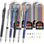 Tianyi - porte mine 2mm 6pcs crayon mécanique mechanical pencil avec 72pcs couleur et noir recharges ... Tianyi - porte mine 2mm 6pcs crayon mécanique mechanical pencil avec 72pcs couleur et noir recharges ...