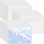 Tianyi - starvast 48 pcs pochette porte documents a4 transparentes - pochette plastique a4 en polypropylne ...