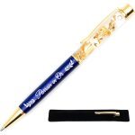 Tianyi - stylo personnalis parrain en or - stylo a la feuille d'or avec gravure laser, cadeau personnalis ...