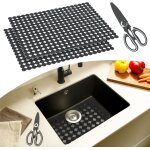 Tianyi - tapis d'évier de cuisine, lot de 2 tapis d'évier avec ciseaux de bonne qualité, tapis evier ... Tianyi - tapis d'évier de cuisine, lot de 2 tapis d'évier avec ciseaux de bonne qualité, tapis evier ...