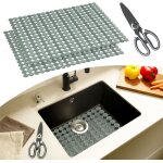 Tianyi - tapis d'évier de cuisine, lot de 2 tapis d'évier avec ciseaux de bonne qualité, tapis evier ... Tianyi - tapis d'évier de cuisine, lot de 2 tapis d'évier avec ciseaux de bonne qualité, tapis evier ...
