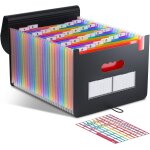 Tianyi - trieur a soufflets classeur rangement, 26 pochettes a4 range document plastique classement extensible ... Tianyi - trieur a soufflets classeur rangement, 26 pochettes a4 range document plastique classement extensible ...