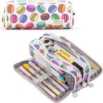 Tianyi - trousse a crayons pour adolescents et filles - 3 compartiments - grande capacit - pour l'cole ...