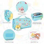 Tianyi - trousse a crayons de grande, trousse scolaire avec poigne impermable, sac a crayons ecole ...