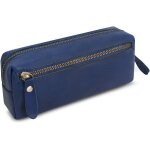 Tianyi - trousse en cuir plumier etui a stylo porte - marqueur grande capacit avec pochette pour organisateur ...