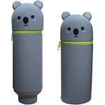 Tianyi - trousse ecole 2 en 1 en silicone souple kawaii, koala pochette de stylo, etui en silicone souple ...