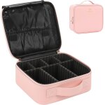 Tianyi - trousse de maquillage de voyage portable avec sparateurs rglables pour cosmtiques, pinceaux ...