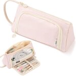 Tianyi - trousse scolaire, trousse a crayons portable pour le bureau, trousse a crayons de grande capacit, ...