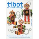Tibot, le robot horloge - puzzle 3d a colorier
