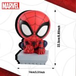 Tirelire marvel spider - man officielle en pvc 3d ¿ figurine cartoon etanche et anti - choc, fait main, ...