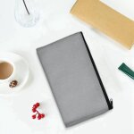 Toile de coton vierge bricolage artisanat a fermeture eclair pochettes etui a crayons pour maquillage ...