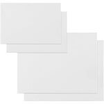 Toile peinture vierge pour peinture a l'huile ou acrylique - lot 4 canvas toile a peindre blanche en ...