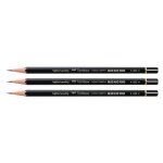 Tombow lot de 3 crayons graphite haute qualit� mono 100 8h