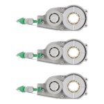 Tombow lot de 3 recharges pour roller correcteur mono office 4, 2 mm x 14 m