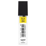 Tombow etui de 12 mines pour porte - mine pointe calibr�e 0, 3 mm duret� 2h