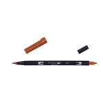 Tombow feutre dessin double pointe abt dual brush pen 947 terre de sienne br�l�e
