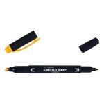 Tombow surligneur double pointe mono edge jaune