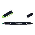 Tombow surligneur double pointe mono edge vert