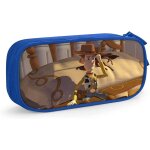 Toy story ? trousse a stylos de grande capacit�, etui a crayons a double fermeture eclair, organisateur ...