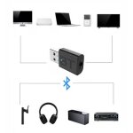 Transmetteur rcepteur audio sans fil, adaptateur 2 en 1, avec cble de 3. 5mm, pour voiture, tv, ecouteurs, ...