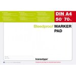 Transotype transotype bloc pour marqueur, a2, 70 g - m2, 50 feuilles noirpapeterie - fournitures transotype ...