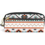 Tribal ethnique aztque gomtrique stylo stationnaire sac pour etudiant fille garon enfants cosmtique ...