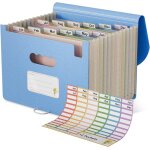 Trieur 12 compartiments a4, rangement papier administratif, organiseur de dossiers accordon en paille ...