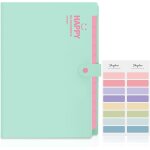 Trieur a4 a 12 compartiments extensible pour documents importants, classeur a4 avec etiquettes, convient ...