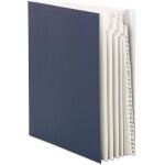 Trieur de bureau mensuel (janvier a dcembre), 12 intercalaires, format lettre, bleu fonc (89286)