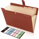 Trieur document, trieur 8 compartiments a4, dossier rangement documents avec l'tiquettes, rangement ...