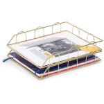 Trieurs de papier 2pcs / plateaux empilables / organisateur de bureau / porte - fichiers - multifonctionnel ...