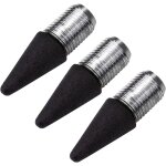 Troika lot de 3 recharges de rechange pour crayon construction endless duret hb en poudre de graphite ...