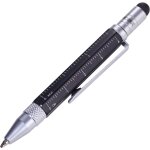 Troika construction liliput stylo a bille multitâche en aluminium, laiton, mine en acier, noir Troika construction liliput stylo a bille multitâche en aluminium, laiton, mine en acier, noir