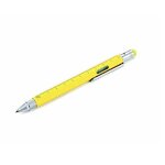 Troika construction stylo a bille - jaune