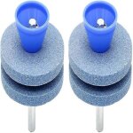 Trombones dor�s 28 mm dans un porte - trombones magn�tique en marbre blanc ¿ 100 trombones de qualit� ...